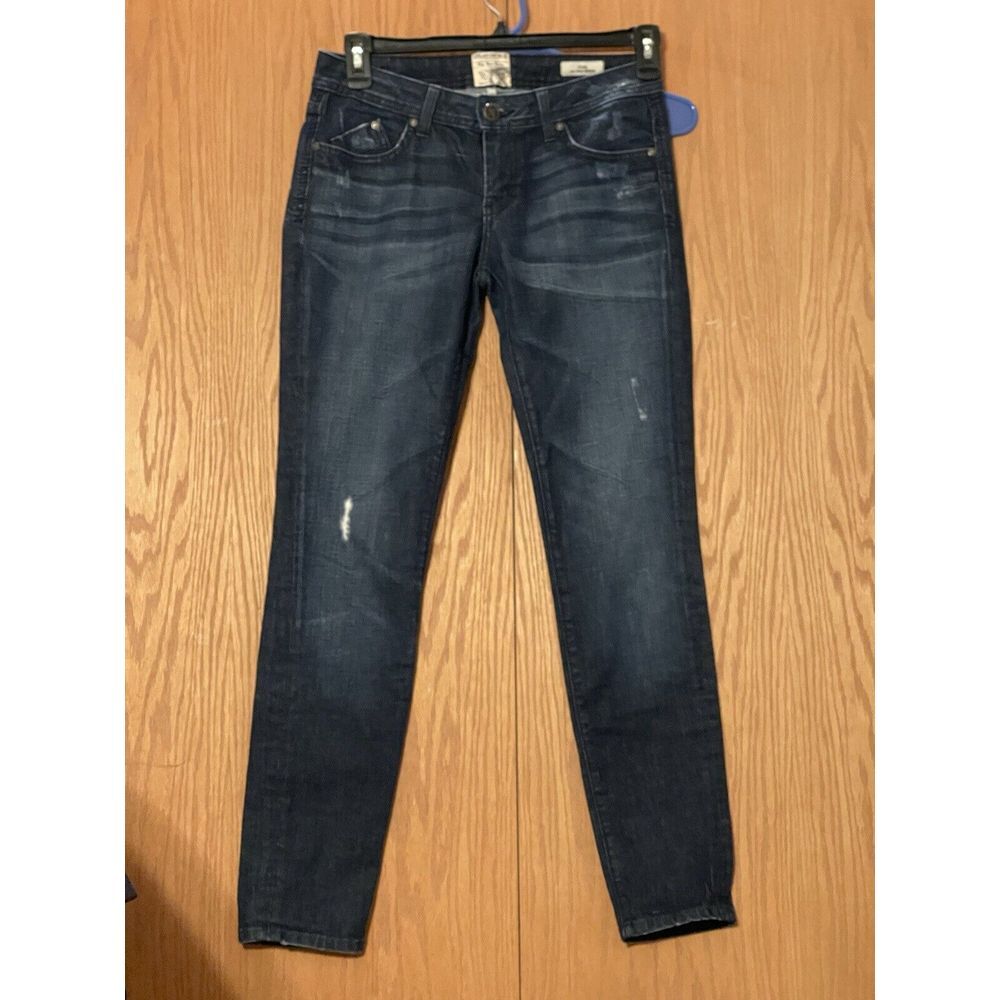 Dylan George Cara Low Rise Skinny Distressed Jeans 29